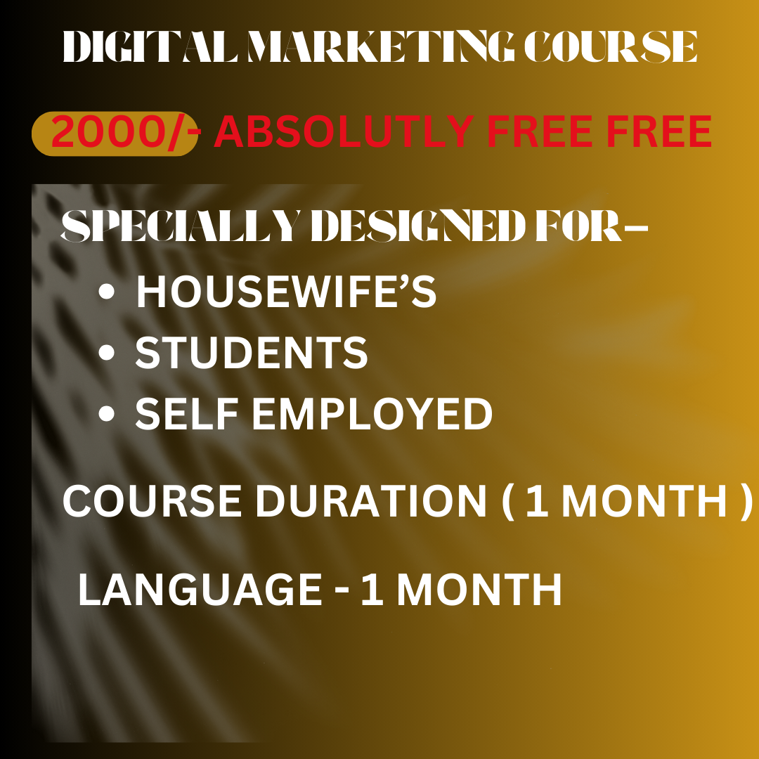 DIGITAL MARKETING COURSE